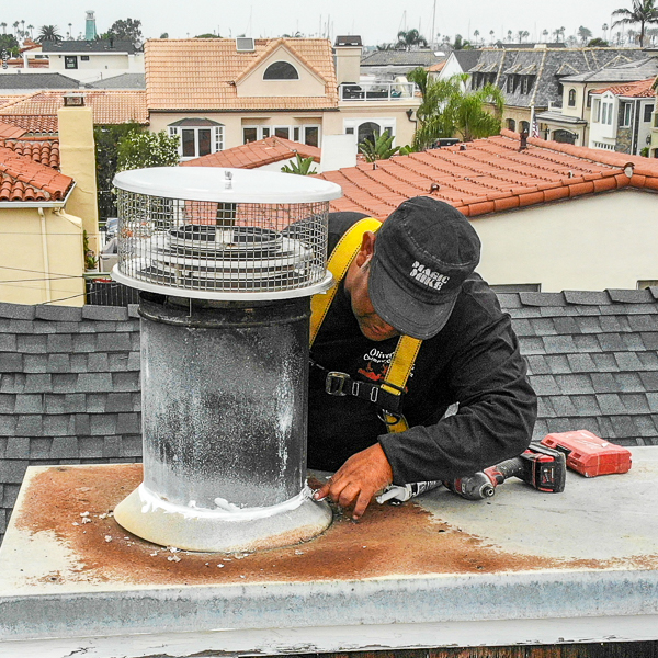 Certified Chimney Chase Cover Repairs and Replacement in Fountain Valley CA